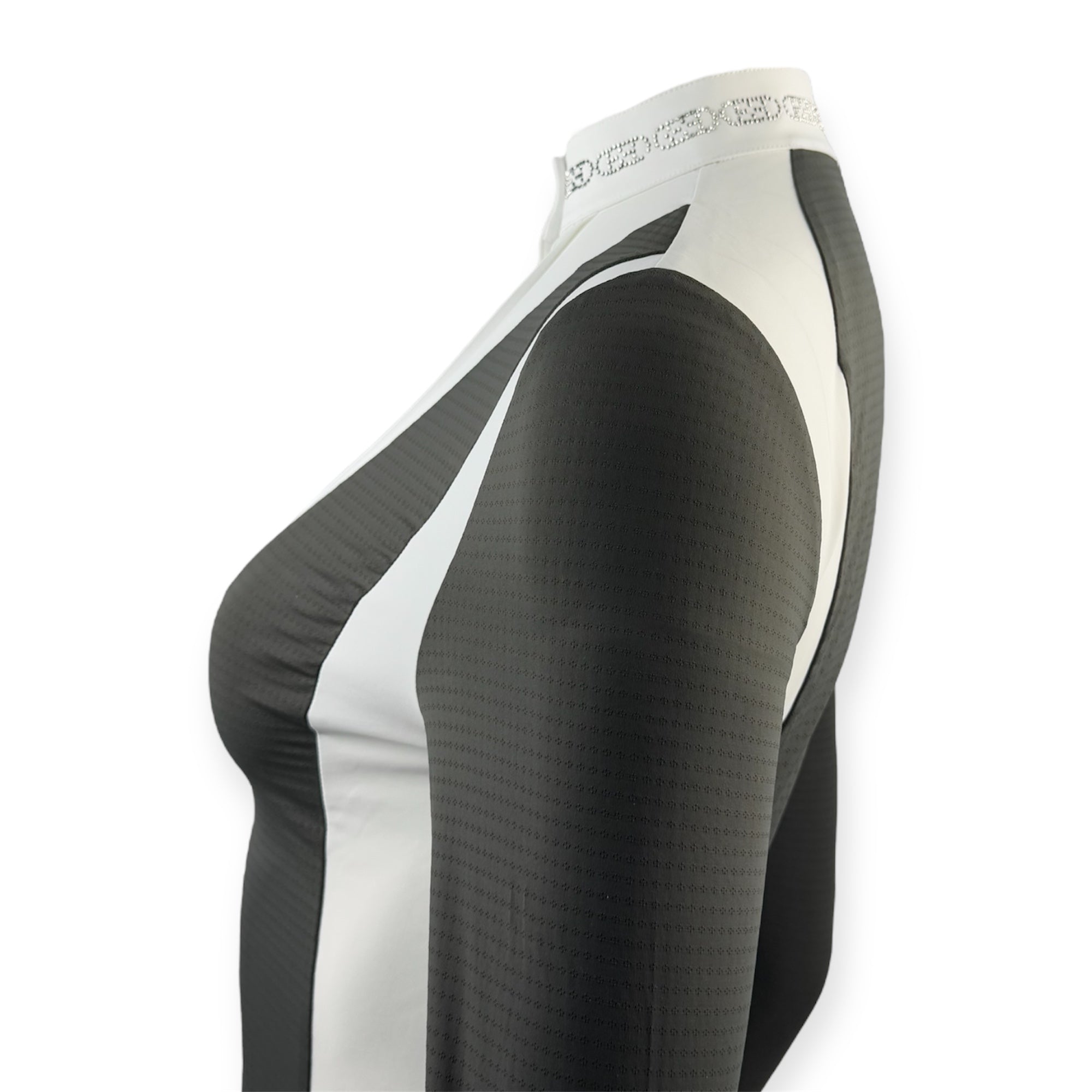 ED-Crystal Chain Turniershirt Long palm green